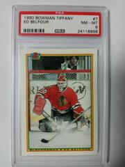 Ed Belfour Hockey Cards 1990 Bowman Tiffany Prices