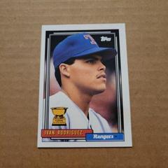 Ivan Rodriguez Baseball Cards 1992 Topps Gold Prices