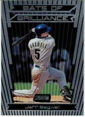 Jeff Bagwell #BB4 Baseball Cards 2000 Stadium Club Bats of Brilliance Prices