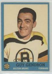 Guy Gendron #16 Hockey Cards 1962 Topps Prices