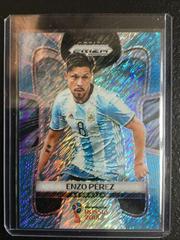 Enzo Perez [Blue Shimmer] Soccer Cards 2018 Panini Prizm World Cup Prices