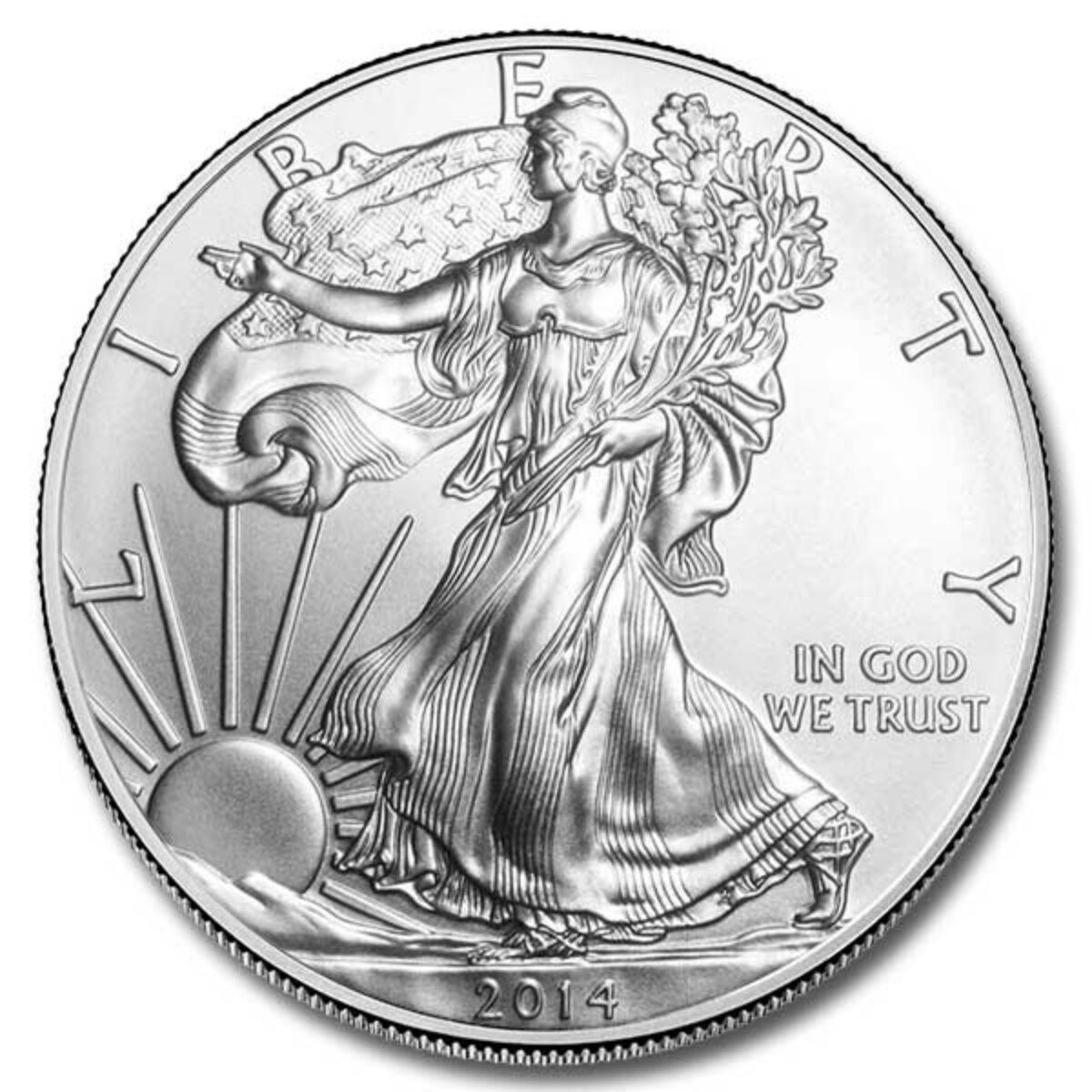 2014 W [PROOF] Coins American Silver Eagle