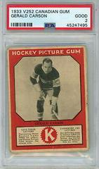 Gerald Carson Hockey Cards 1933 V252 Canadian Gum Prices