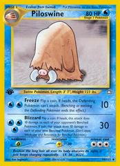 Piloswine [1st Edition] #44 Pokemon Neo Genesis Prices