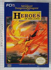 Box Front | Advanced Dungeons & Dragons Heroes of the Lance NES
