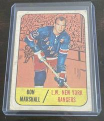 Don Marshall Hockey Cards 1967 Topps Prices
