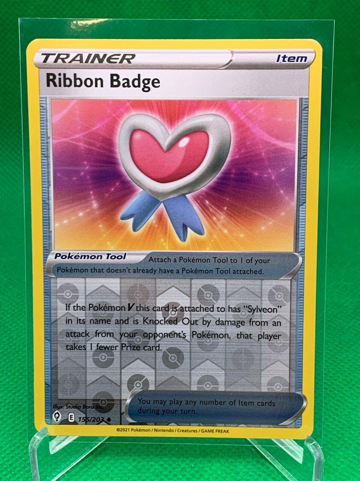 Ribbon Badge [Reverse Holo] #155 Pokemon Evolving Skies