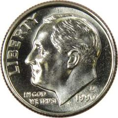 1990 D Coins Roosevelt Dime Prices