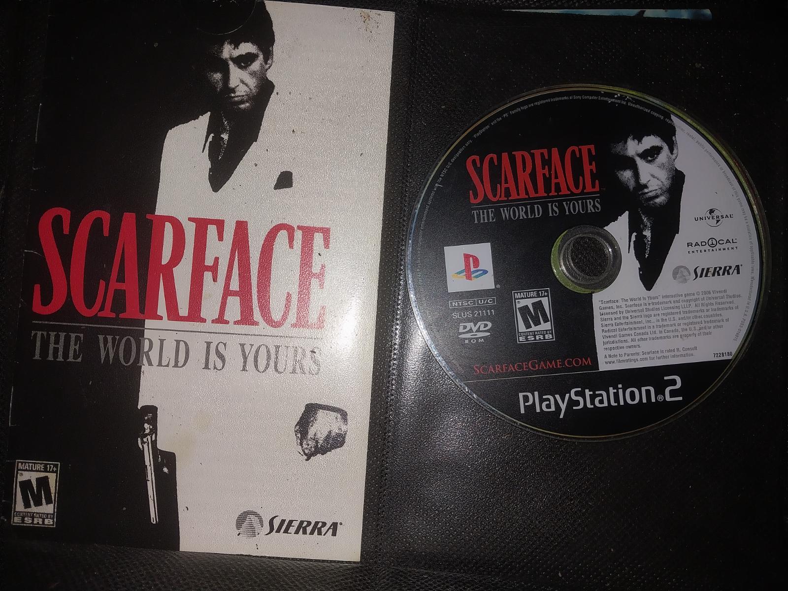 Scarface the World is Yours | Item and Manual only | Playstation 2