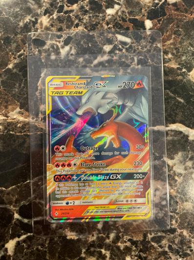 Reshiram Charizard Gx Ungraded Pokemon Unbroken Bonds