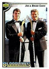 Joe & Brian Sakic Hockey Cards 1992 Upper Deck Prices