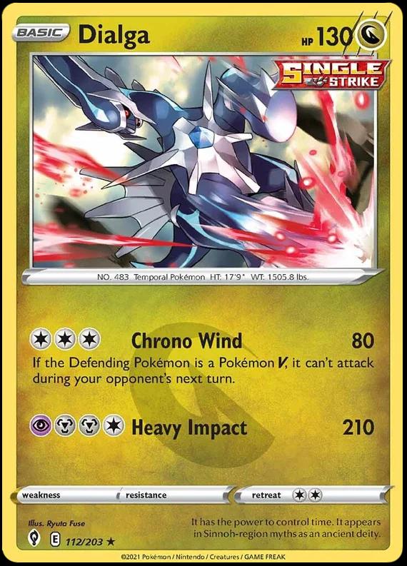 Dialga 112 Prices Pokemon Evolving Skies Pokemon Cards
