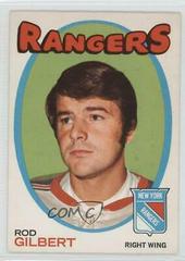 Rod Gilbert #123 Hockey Cards 1971 O-Pee-Chee Prices