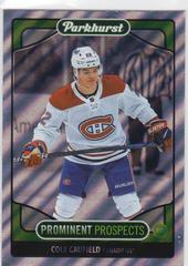 Cole Caufield Hockey Cards 2021 Parkhurst Prominent Prospects Prices