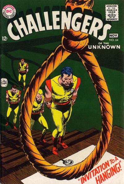 Challengers of the Unknown #64 (1968) Comic Books Challengers of the Unknown