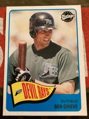 Ben Grieve #62 Baseball Cards 2003 Upper Deck Vintage Prices