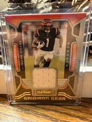 Ja’Marrr Chase #GG-JCH Football Cards 2021 Panini Playbook Gridiron Gear Relics Prices