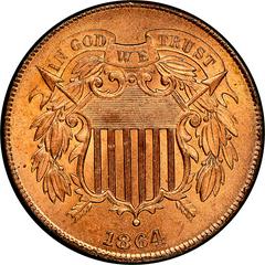 1864 [LARGE MOTTO PROOF] Coins Two Cent Prices