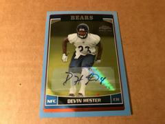 Devin Hester [Autograph Blue] #252 Football Cards 2006 Topps Chrome Prices