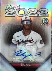 Elijah Green Baseball Cards 2022 Bowman Draft Class of Autographs Prices