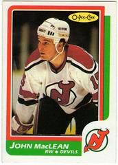 John MacLean Hockey Cards 1986 O-Pee-Chee Prices