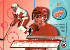 Back Of Card | Nicklas Lidstrom Hockey Cards 1992 Ultra