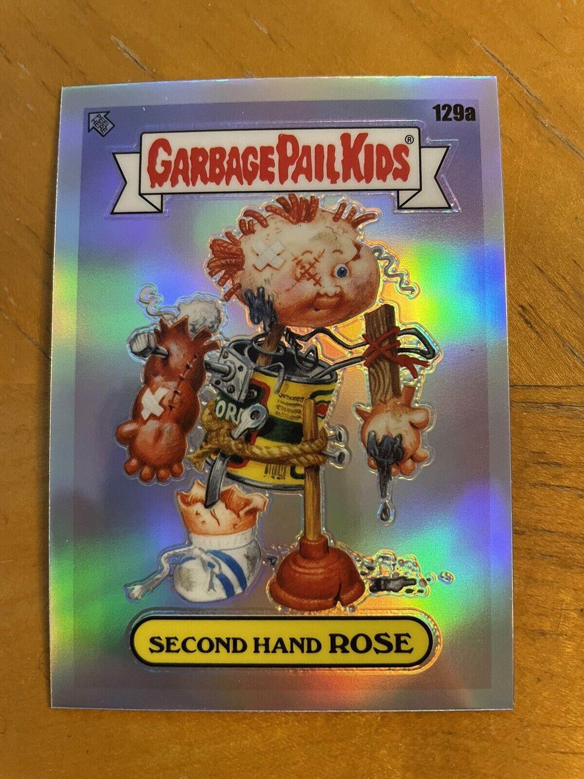 SECOND HAND ROSE [Refractor] #129a 2021 Garbage Pail Kids Chrome