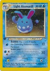 Light Azumarill [1st Edition] #13 Prices | Pokemon Neo Destiny