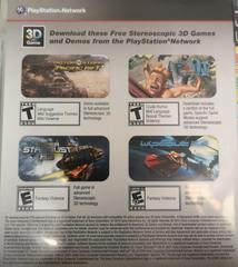 Back Cover | 3D Logo and Demo Disc Playstation 3