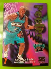 Anthony Peeler #27 Basketball Cards 1997 Skybox Z Force Prices
