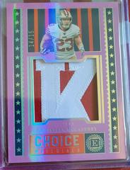 Christian McCaffrey [Pearl] #CHM-19 Football Cards 2022 Panini Encased Choice Materials Prices