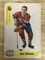 Jean Beliveau #34 Hockey Cards 1958 Parkhurst Prices