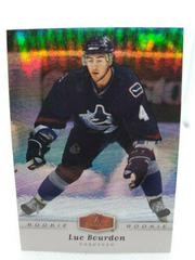Luc Bourdon #329 Hockey Cards 2006 Flair Showcase Prices