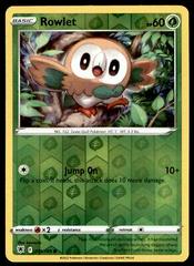 Rowlet [Reverse Holo] #19 Pokemon Astral Radiance Prices