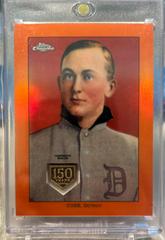 Ty Cobb [Orange] Baseball Cards 2019 Topps Complete Set Chrome Greatest Card Reprints Prices