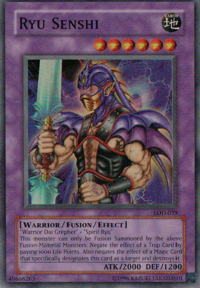 Ryu Senshi LOD-019 YuGiOh Legacy of Darkness