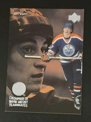 Wayne Gretzky/Jari Kurri T9 Hockey Cards 1998 Upper Deck McDonald's Gretzky's Teammates Prices
