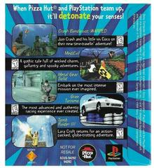 Rear Artwork. | Pizza Hut Demo CD Playstation