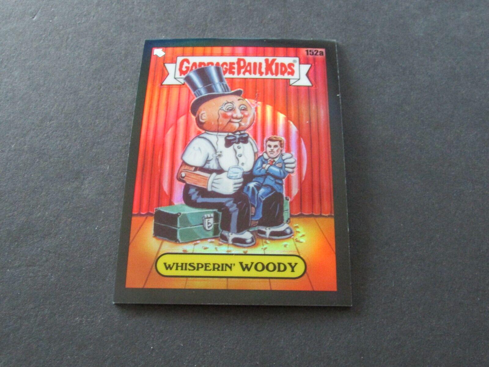 WHISPERIN' WOODY [Black] #152a 2021 Garbage Pail Kids Chrome