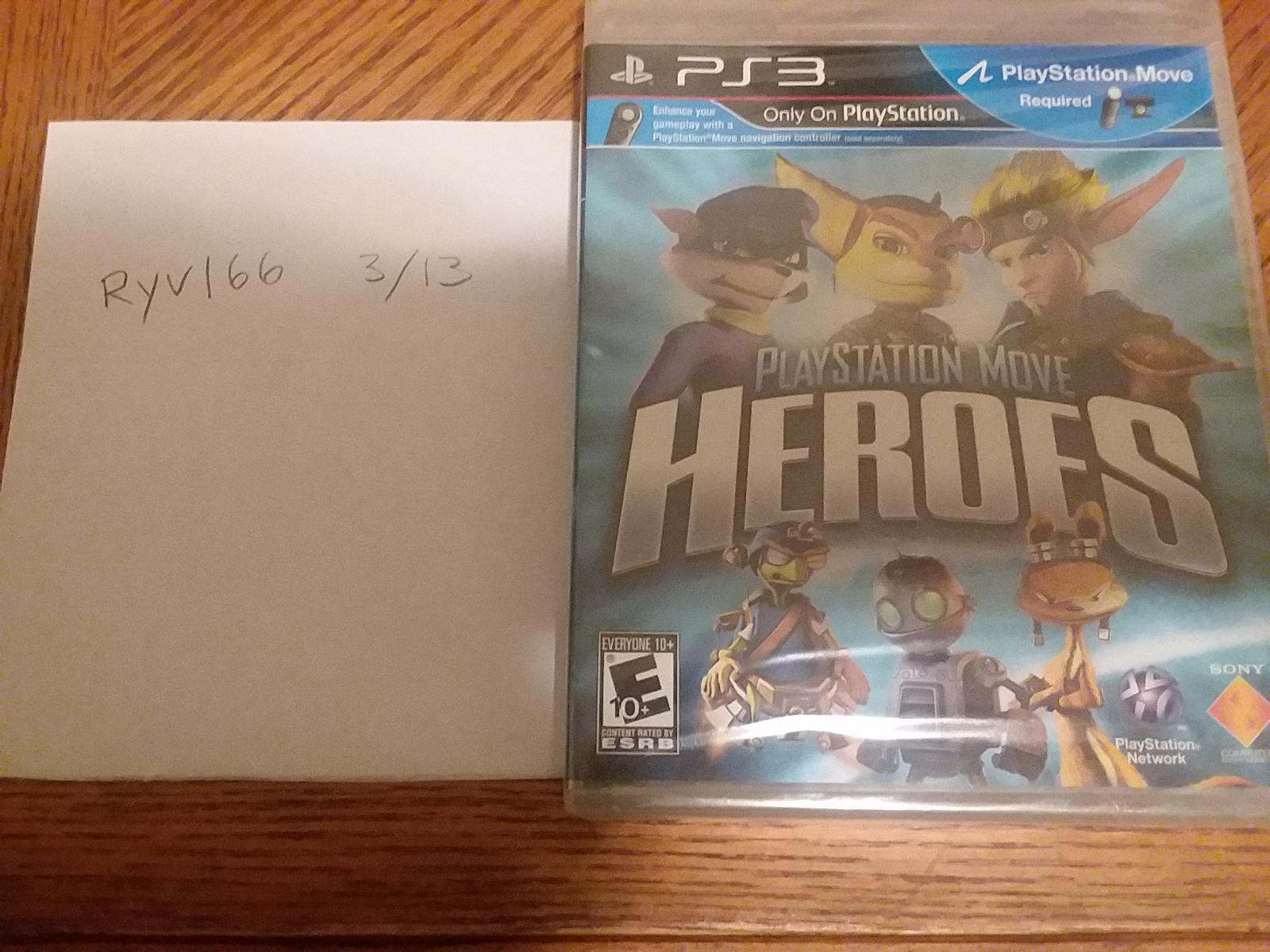 PlayStation Move Heroes New Item, Box, and Manual Playstation 3