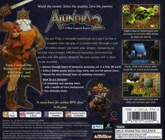 Alundra 2 - Back | Alundra 2 Playstation