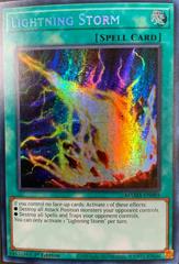 Lightning Storm [Secret Pharaoh's Rare] YuGiOh Magnificent Mavens Prices