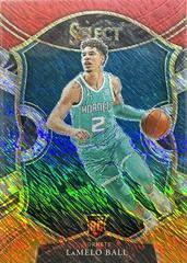 LaMelo Ball [Red White Orange Shimmer] Basketball Cards 2020 Panini Select Prices