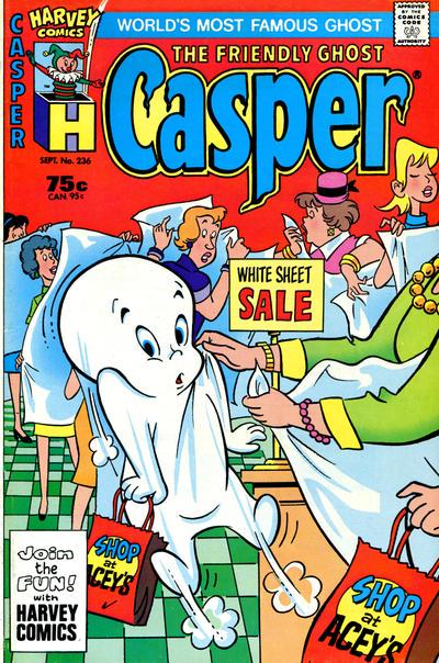 The Friendly Ghost, Casper #236 (1987) Prices | Casper The Friendly ...