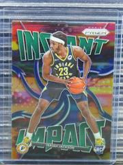 Isaiah Jackson [Green Prizm] Basketball Cards 2021 Panini Prizm Instant Impact Prices