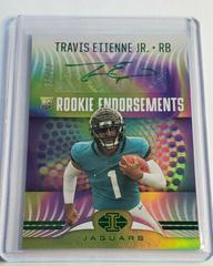Travis Etienne Jr. [Green] #RE-14 Football Cards 2021 Panini Illusions Rookie Endorsements Autographs Prices