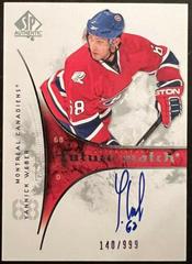 Yannick Weber [Autograph] Hockey Cards 2009 SP Authentic Prices