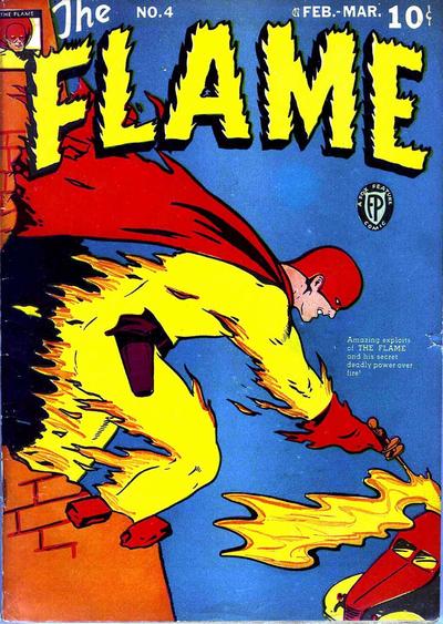 The Flame #4 (1941) Comic Books The Flame