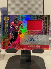 Michael Vick [Black] Football Cards 2021 Panini Illusions Immortalized Jersey Autographs Prices
