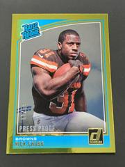 Nick Chubb [Press Proof Gold] #308 Football Cards 2018 Donruss Prices